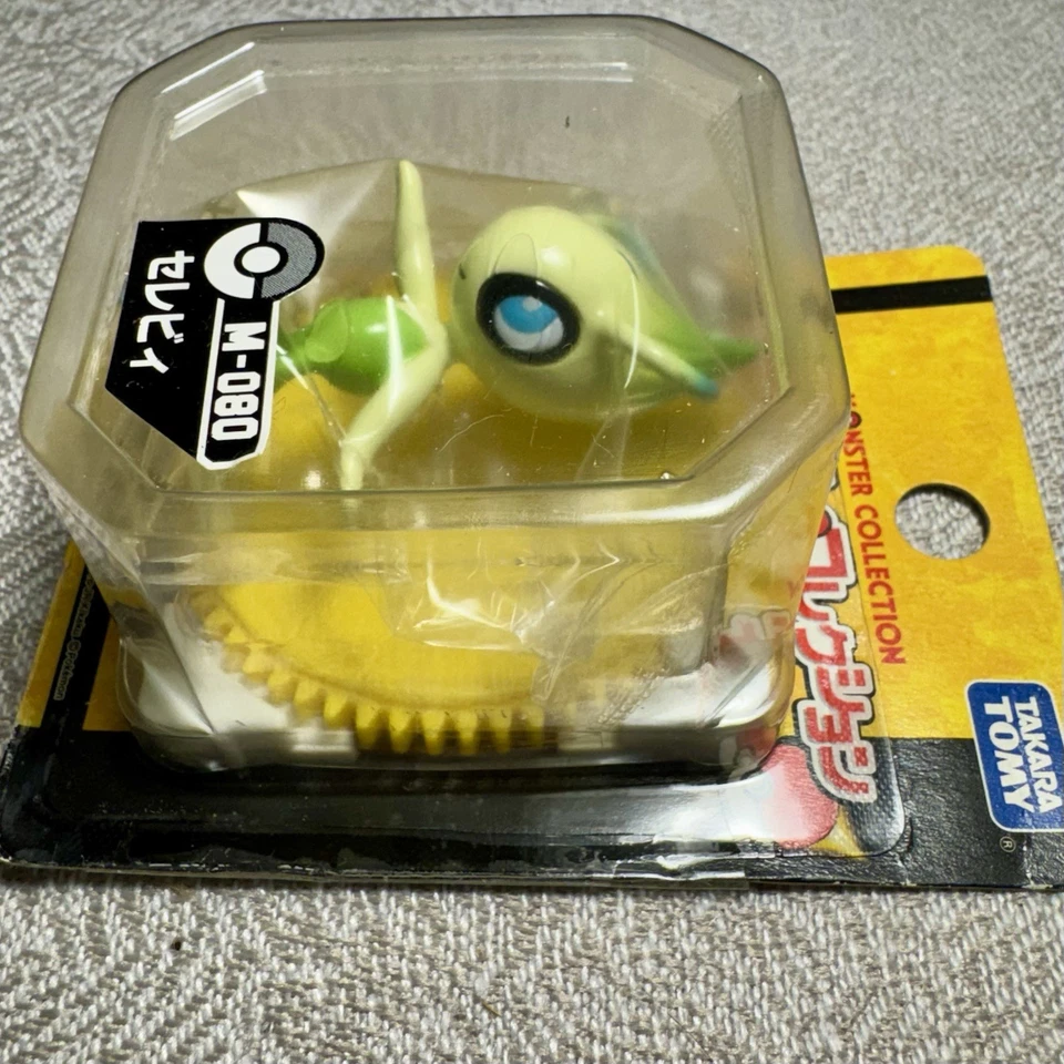 Nuevo en caja Takara Tomy Celebi M-080 Pokémon Colección Monstruo Minifigura Importación de Japón Foto 4 de 4