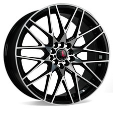 18x8.5 Traklite Limiter Machined Face Black 5x100 5x114.3 Et42 Wheels Set 4