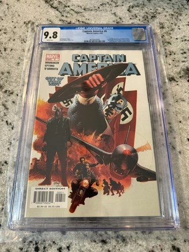 Captain America # 6 CGC Graded 9.8 Marvel Comic Book 1st Winter Soldier JH22
