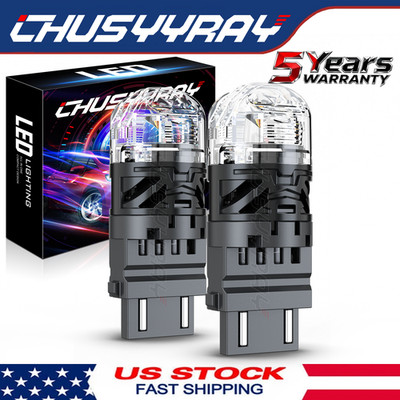 Switchback LED 1157 2357 Turn Signal Parking DRL Light Bulbs For GMC Yukon 93-99