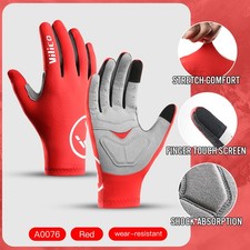 Cycling Gloves Touch Screen Anti-slip Full Fingers Bicycle Mittens Professional