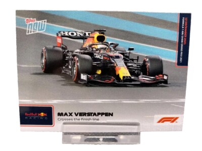 Topps Now Formula 1 2021 82 Max Verstappen Red Bull Racing Honda Finish Line 082