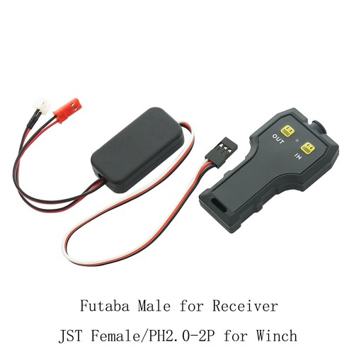 Electric Winch & Remote Controller for 1:10 RC TRX4 Axial SCX10 II Redcat - Picture 6 of 15