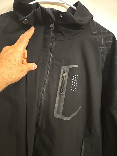 Diamond Candy Damen schwarz wasserdicht leicht Jkt abnehmbare Kapuze Größe 2XL - Bild 21 von 23