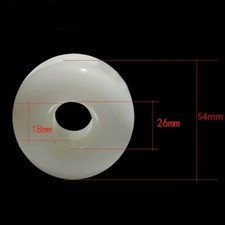 Set of 4 Skateboarding Wheels White Longboard Skating Board Road Wheel 54mm 85A
