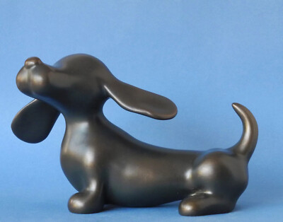 Jacky Zegers Hund Dackel James 1,7 kg  Sammlerst. signiert Skulptur Figur -20610