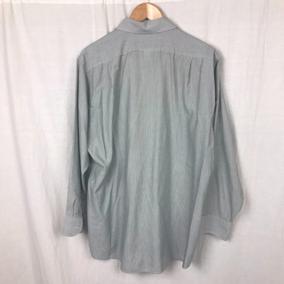 Camisa Van Heusen Para Hombre Ajuste Regular Puerto Normal Botón Frontal Sin Arrugas 16/16.5 Foto 3 de 4