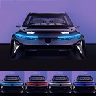 Tira de luces LED para debajo del capó para coche, accesorios de decoración exte