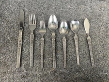 La Senda * HANFORD FORGE Mid Century Modern Glossy Flatware CHOICE CHOOSE (24)