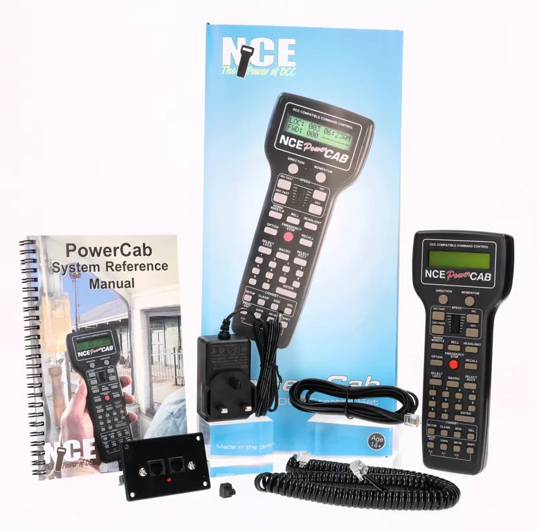 Power Cab UK NCE Entry Level DCC Starter Set, with 240VAC power supply/UK power