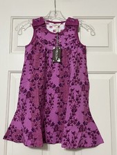 NWT Matilda Jane size 8 Clearwater Sleeveless Knit Cotton Swing dress girls