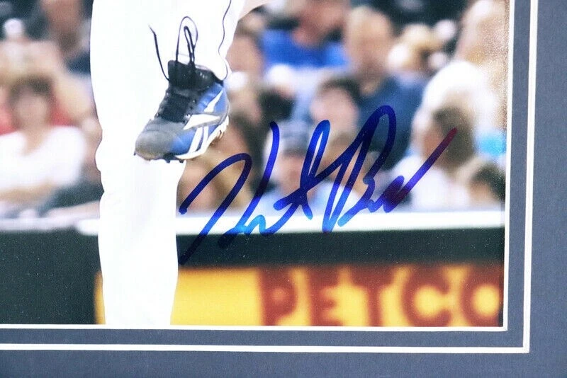 Juego de fotos de diapositivas de juego de estrellas 16x20 firmado por Heath Bell Padres Foto 2 de 2