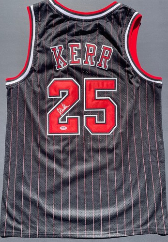 Steve Kerr Signed Autographed Chicago Bulls Jersey Psa/Dna Coa Last Dance - Picture 2 of 4