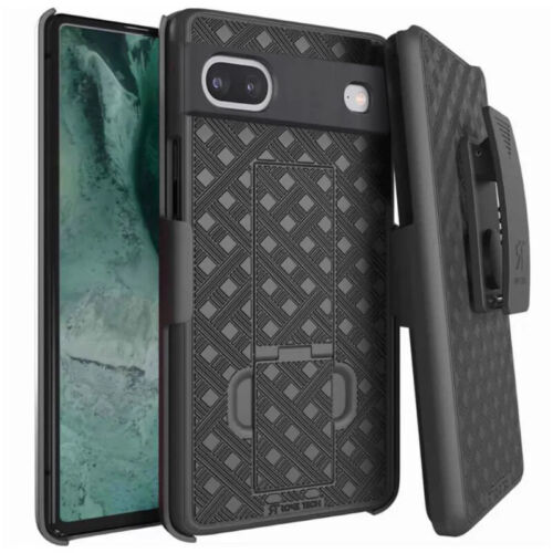 For Google Pixel 9 Pro XL 8A 8 Pro 7A Pro 6A Pro 5 Holster Belt Clip Case Cover - Picture 13 of 30