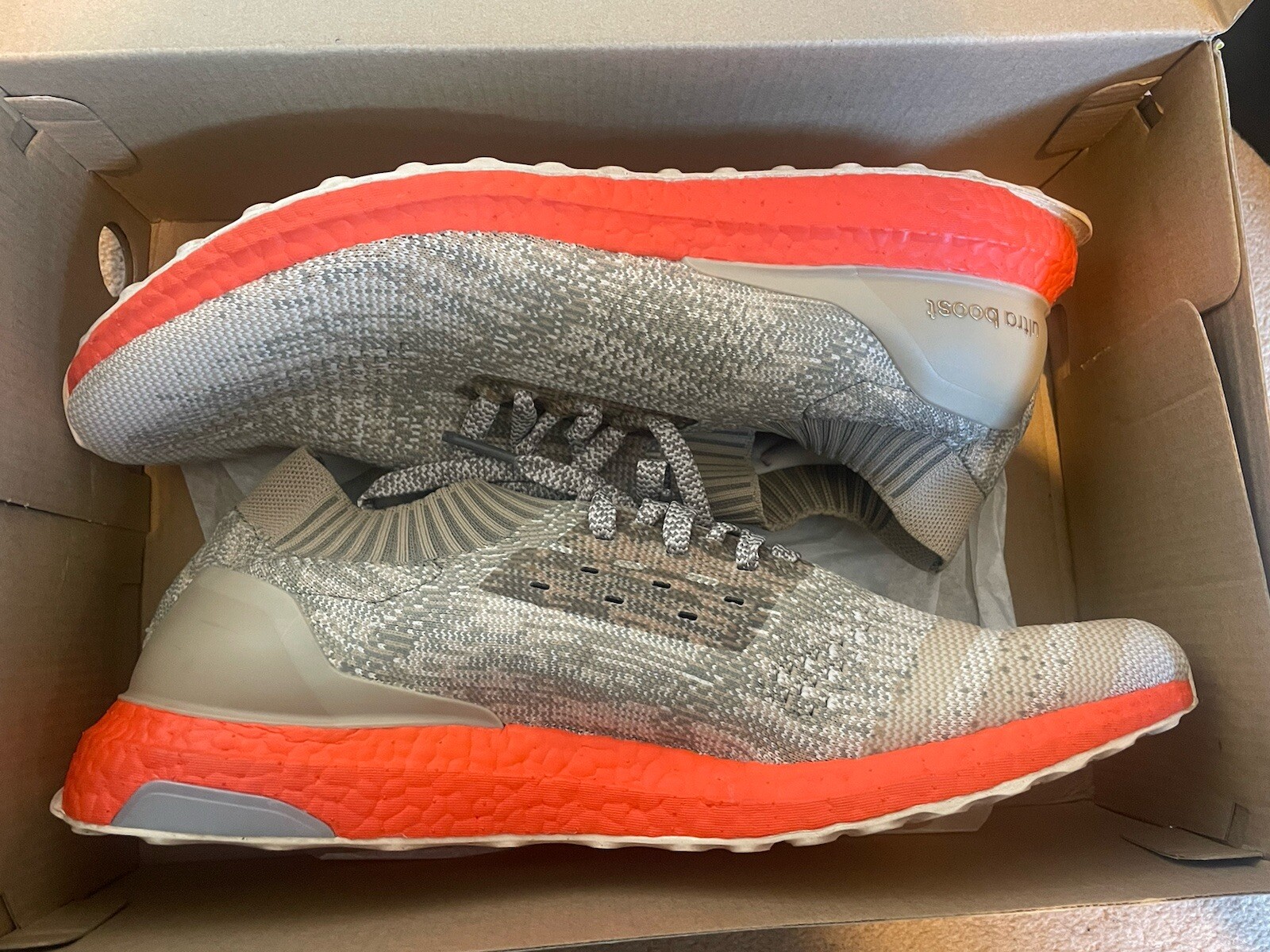 Adidas ultraboost uncaged LTD trace Cargo Tan Khaki running trainers UK 13.5