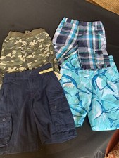 4 Pair Of Boys Size 7 Shorts  Swim Trunks Variety Of Brands