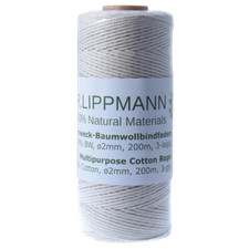 Makramee Garn 2mm 200m Premium 100 % Baumwoll...