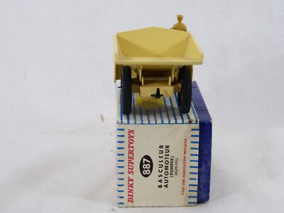 Dinky Toys N°887 Muir-Hill Basculeur-automoteur, Métal Beige, France, échelle 1/43