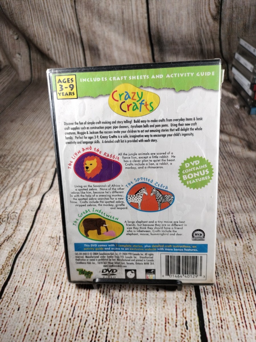 Crazy Crafts - Jungle Animals (DVD, 2010) 801464401293| eBay