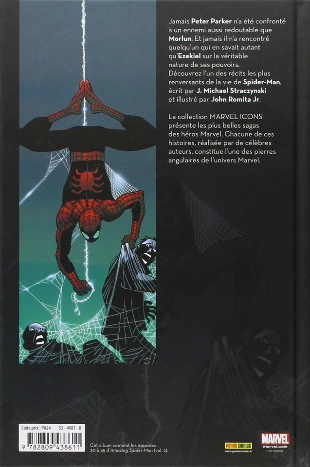 Spider-Man par JM. Straczynski tome 1 (384 pages, Panini, Avril 2014) - Photo 2/2