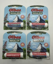 4 Olbas Inhaler Natural Aromatherapy Blend .01oz Ea 