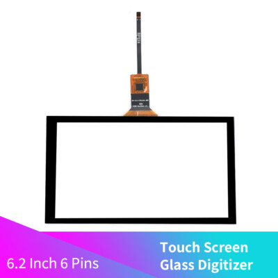 6.2'' 6-Pin Touch Screen Glass Digitizer JR-005-GT911 for Variety Car Radio