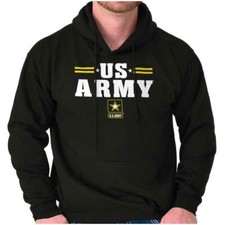 Officially Licensed US Army Military Logo Hoodie Hooded Sweatshirt Men Women