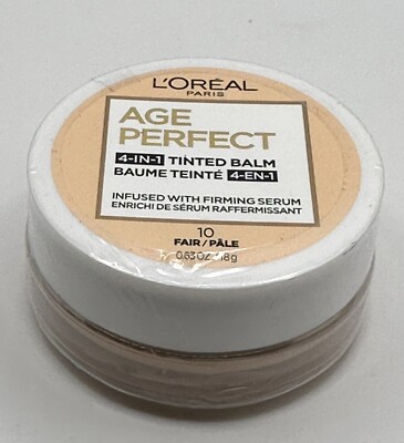 Loreal Paris Age Perfect 4-in-1 Tinted Balm # 10 FAIR  - NEW & SEALED - VHTF