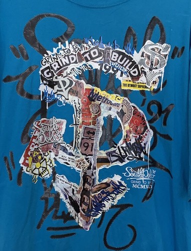 SOUTH POLE Graffiti S Arrow LOGO Men’s SIZE L OLD SCHOOL HIP HOP