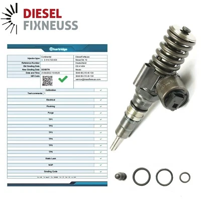 Diesel INJECTEUR 0414720404 VW Seat Audi Skoda 2,0 TDI BKD 03G130073G GX Bosch - Photo 1/4