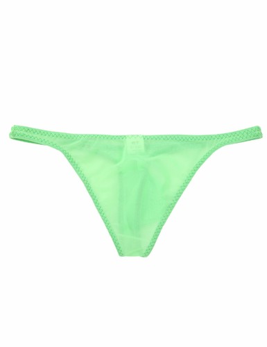 Men's Mesh See through Jockstrap G-string Thong underwear Low Rise Bikini Briefs - Picture 44 of 96