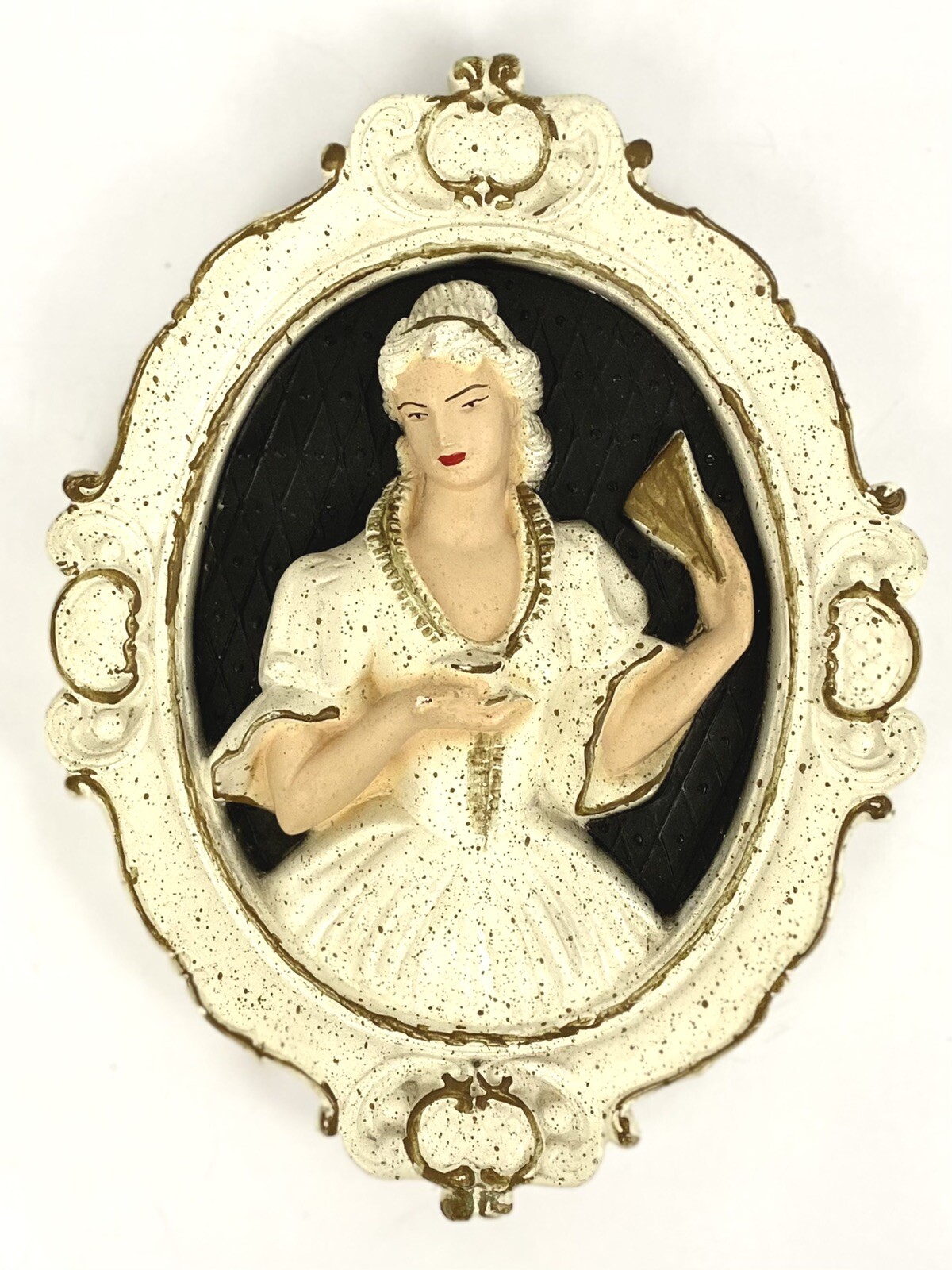 2 Vintage 1960 - Art Nouveau - General Art Co. Mid Century Modern Wall Hangings