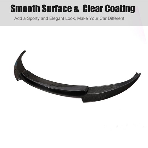 For BMW 6 Series F06 F12 F13 M6 Real Carbon Front Bumper Lip Spoiler Splitters - Foto 9 di 12