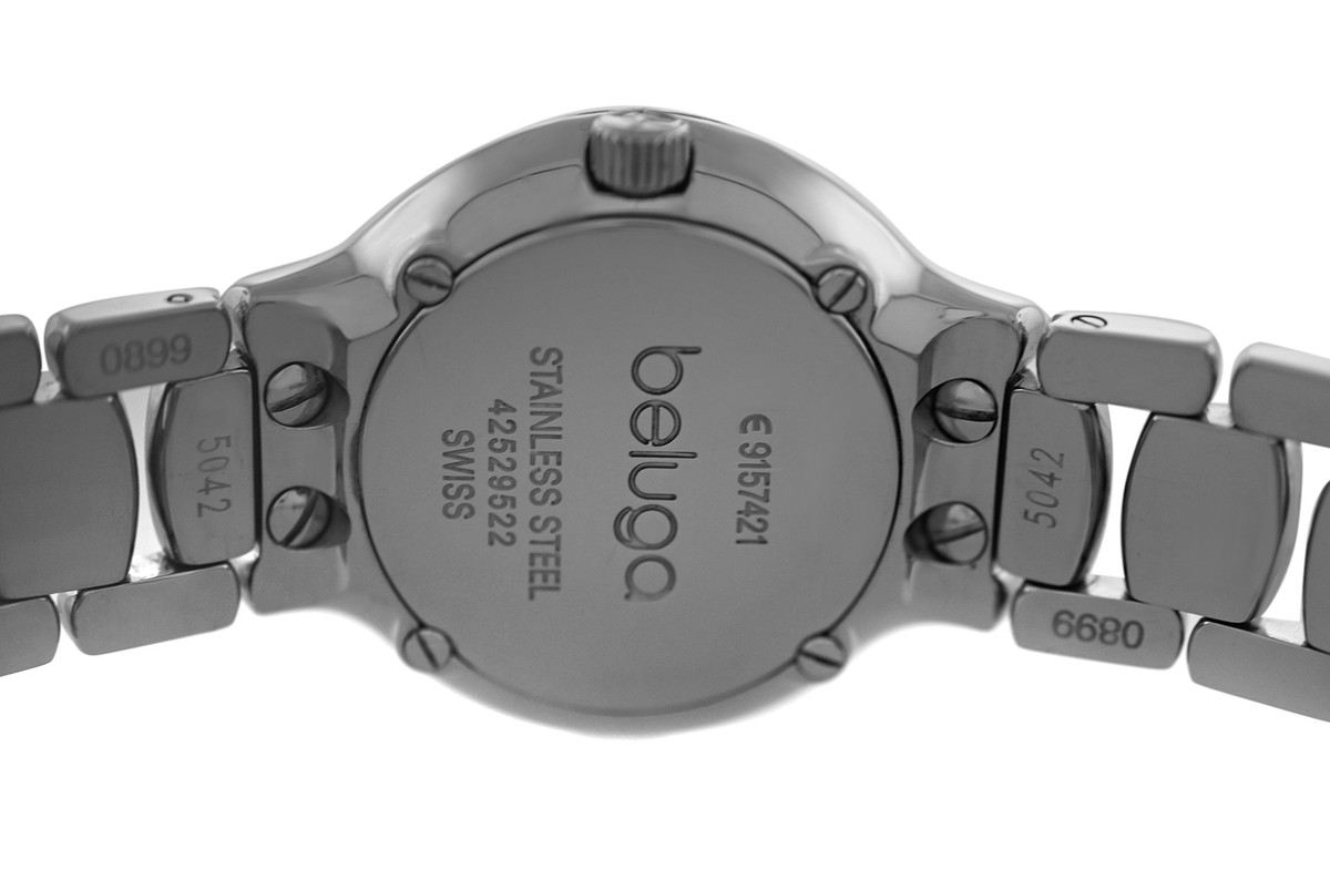 Ebel Beluga E9157421 Diamonds Silver Dial Stainless Steel 