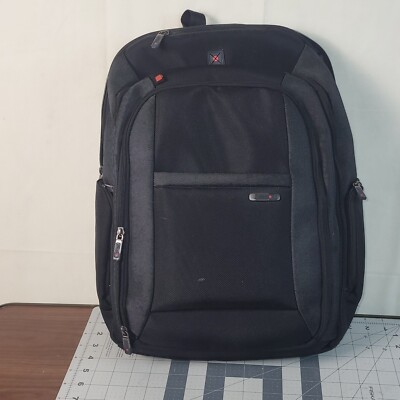Solo Pro 16'' Checkfast Backpack CLA703 6 Pocket Carryon Laptop Black