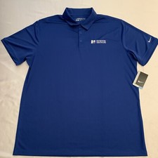 Mens Polo Shirt XL Nike Golf DriFit Blue 799802-431 New NWT