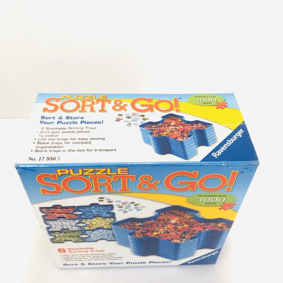 Quebra-cabeça Ravensburger Sort & Go! 6 bandejas empilháveis para até 1000 peças #17 930 5 - Imagem 2 de 4