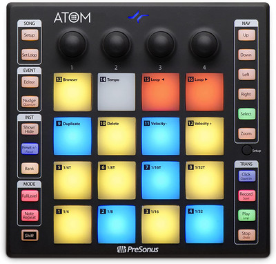 ATOM Production & Performance Midi Pad Controller with Studio One Artist and Abl