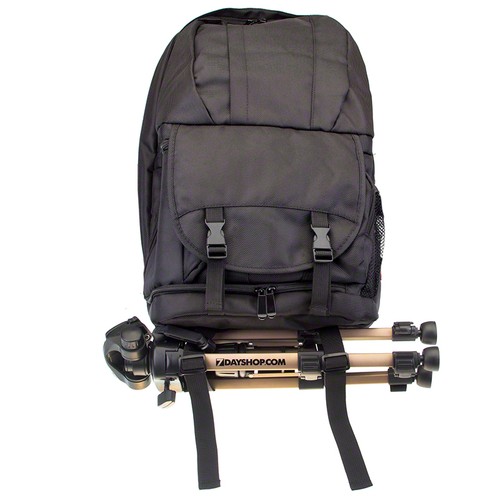 7dayshop Photographers Backpack / Rucksack - Camera and Laptop Version - Black - Picture 3 of 11