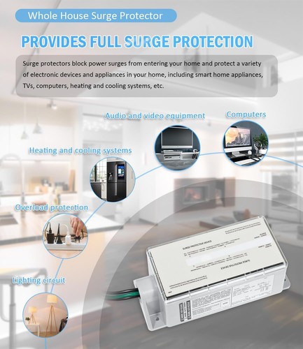 Dispositif de protection contre les surtensions FS140 pour toute la maison évalué pour Siemens 140 000 ampères - Photo 6/8