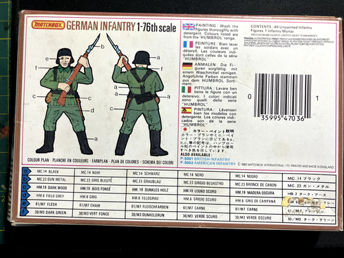 Matchbox German Infantry 1/76 Scale Complete Set P-5003 - Painted - Picture 7 of 7