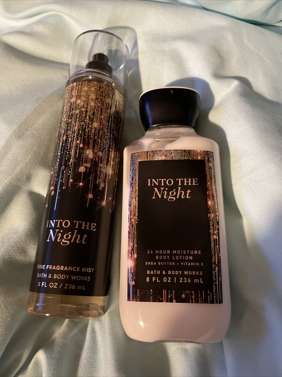 Bath Body Works INTO THE NIGHT Trio Fragrance Mist Lotion