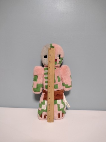Minecraft 13" Plush ZOMBIE PIGMAN Mojang Jinx GUC Stffd Toy Pixel Doll 2014 - Picture 3 of 6