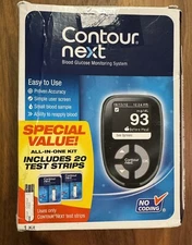 Contour Next Blood Glucose Monitoring System All-in-One Kit for Diabetes