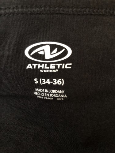 ATHLETIC WORKS Mens Tank Top Black Size Small 34-36 New - Picture 6 of 9