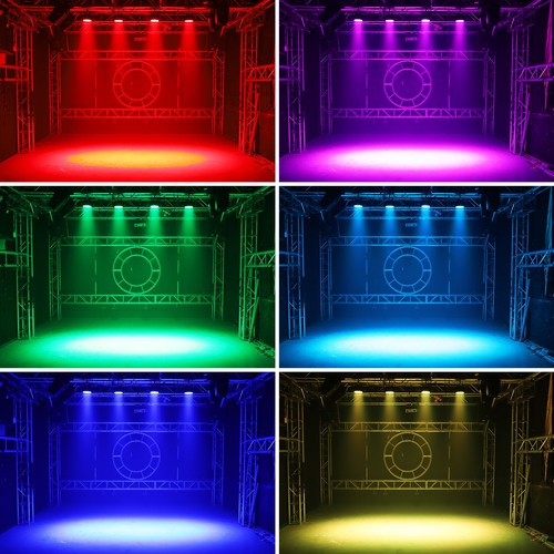 270W LED Par Scheinwerfer 18 LED Strahler RGB UV DMX Strobe Bühnenlicht DJ Party - Bild 3 von 17