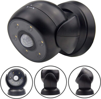 BIGLIGHT Battery Operated Motion Sensor Spotlight, Wireless LED Flood Light I...