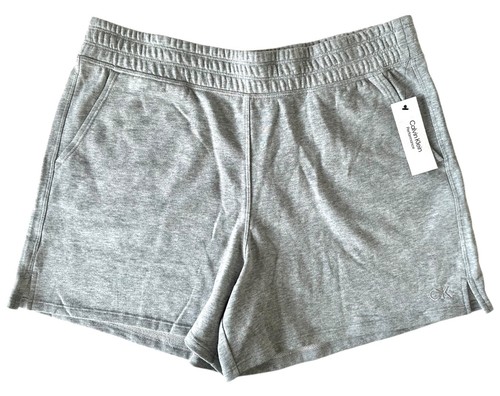 Calvin Klein Performance Women's Casual Shorts Size XL Light Gray Heather