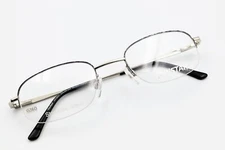 ARISTAR by Charmant AR18631 505 Silver/Black 52-21-140 Frames Flex w/Case G360
