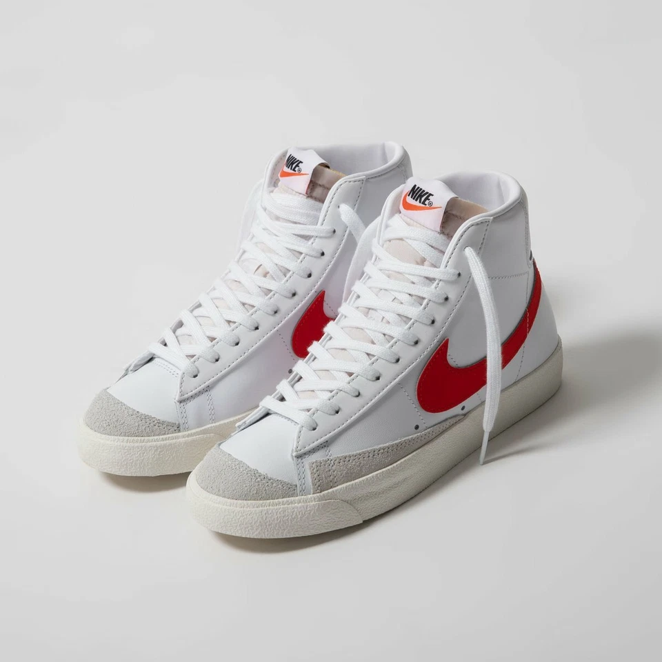 Nike Blazer Mid 77 Vintage Habanero Red Sail White CZ1055-101 11.5 Women= 10 Men - Image 3 of 4